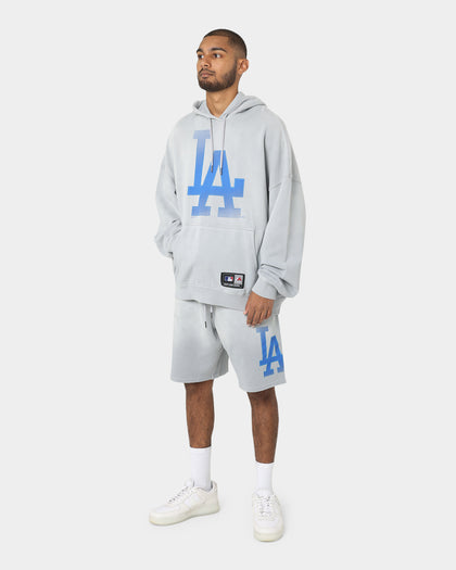 Majestic Athletic Los Angeles Dodgers Solarised Contrast Hoodie Warm Grey