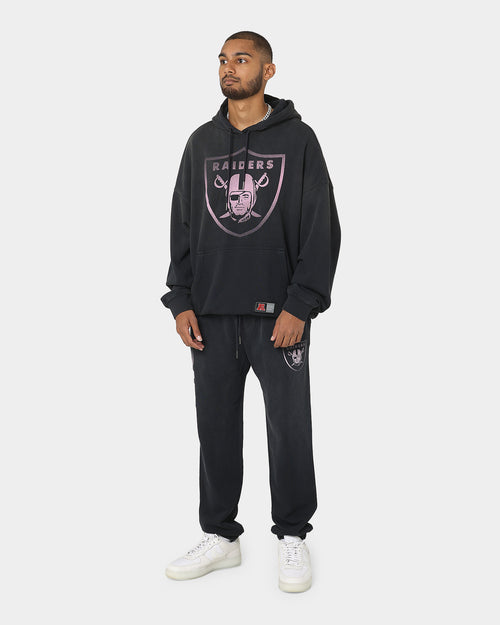 Majestic Athletic Las Vegas Raiders Solarised Contrast Hoodie Faded Black