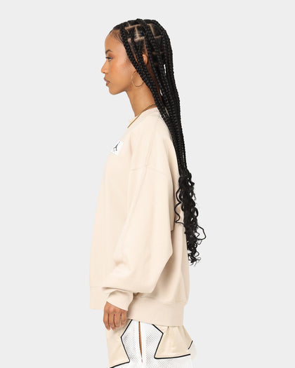 Jordan Women's Essential Fleece Crewneck Sanddrift