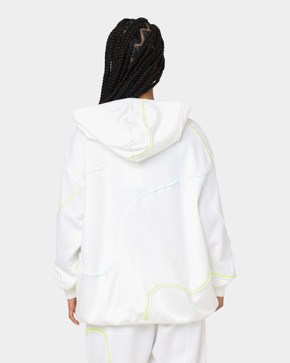Nike Women's Oversized Swirl Hoodie White