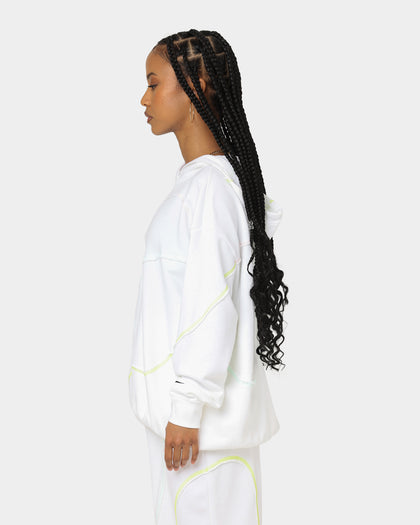 Nike Women's Oversized Swirl Hoodie White