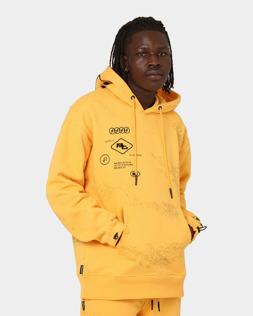 BEENTRILL Circuitry Hoodie Yellow