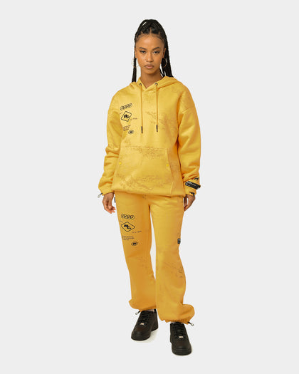 BEENTRILL Circuitry Hoodie Yellow