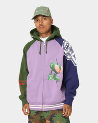 Supreme X Junya Zip Up Hooded Sweatshirt Violet