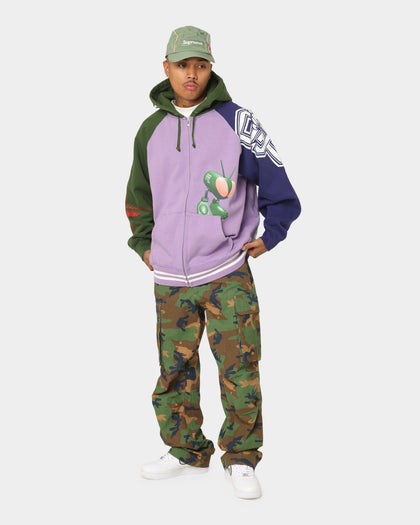 Supreme X Junya Zip Up Hooded Sweatshirt Violet