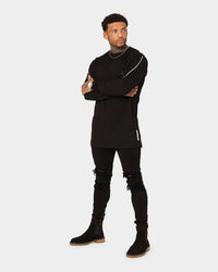 Saint Morta Polaris Long Sleeve T-Shirt Black/3M