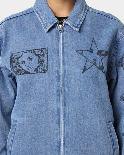Obey Obey Dreams Denim Jacket Light Indigo
