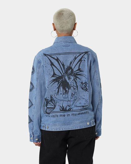 Obey Obey Dreams Denim Jacket Light Indigo