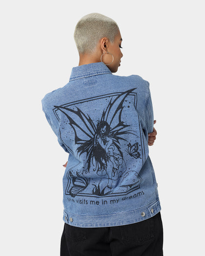 Obey Obey Dreams Denim Jacket Light Indigo