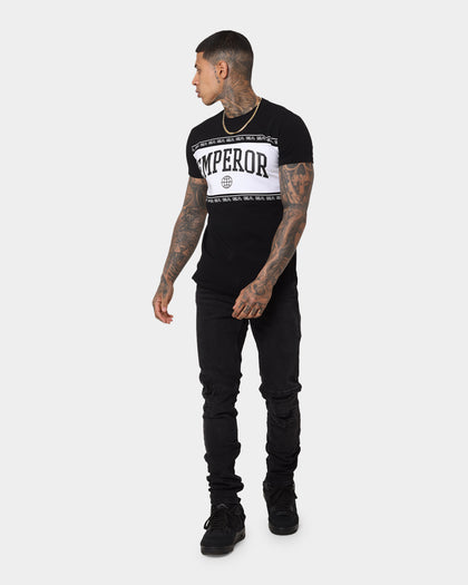 Emperor Apparel Collegiate After Dark Short Sleeve T-Shirt Black