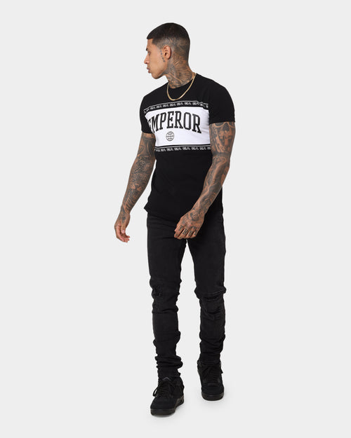 Emperor Apparel Collegiate After Dark Short Sleeve T-Shirt Black