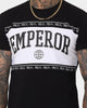 Emperor Apparel Collegiate After Dark Short Sleeve T-Shirt Black