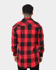 Saint Morta Checks Flannel Shirt Black/Red