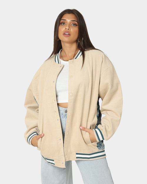 XXIII Hellekin Cord Bomber Jacket Cream