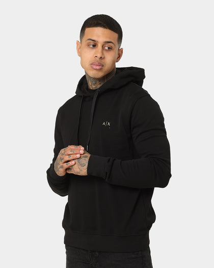 Armani Exchange Felpa Hoodie Black