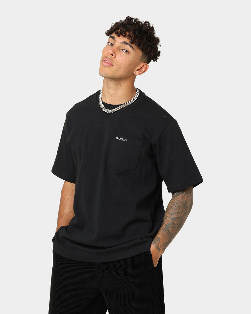 Supreme Pocket T-Shirt Black Culture Kings NZ