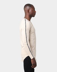 Saint Morta Rev Tape El Duplo Long Sleeve T-Shirt Stone/Black