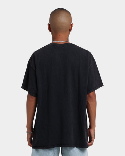 Goat Crew Tennis Club Vintage T-Shirt Black Wash