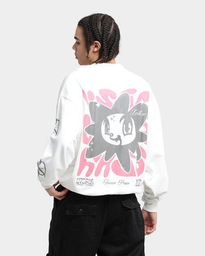 Loiter Utopia Fleur Crewneck Off White