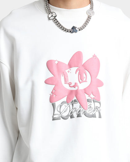 Loiter Utopia Fleur Crewneck Off White