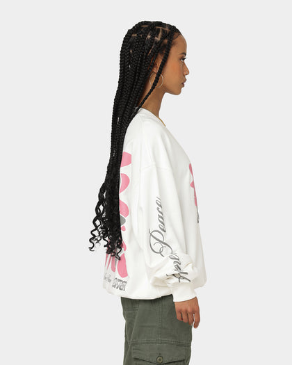 Loiter Utopia Fleur Crewneck Off White