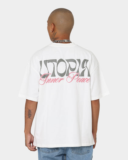 Loiter Utopia Fleur T-Shirt Off White