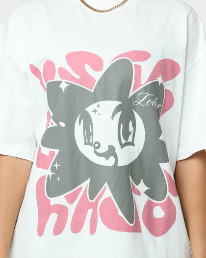 Loiter Utopia Fleur T-Shirt Off White