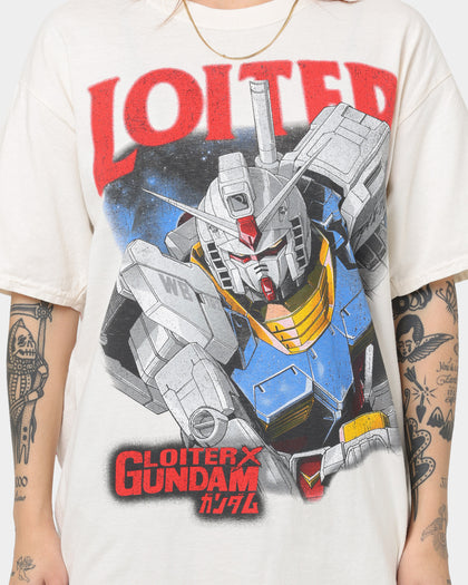 Loiter X Gundam Gundam Vintage T-Shirt Off White