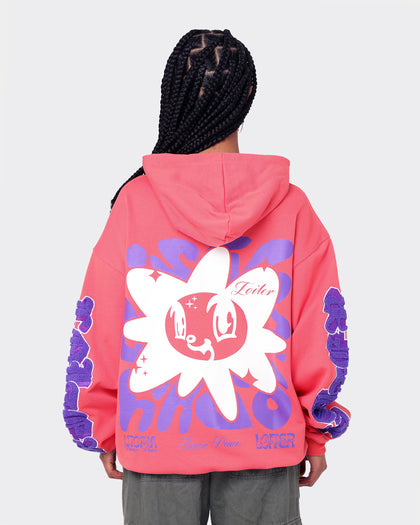 Loiter Fleur Hoodie Pink