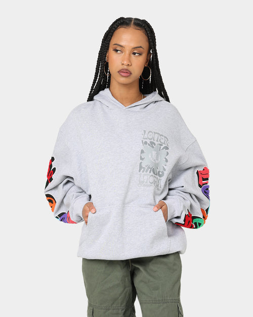 Loiter Fleur Hoodie Grey