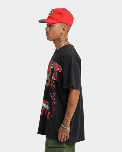 Goat Crew It's Time Vintage T-Shirt Black Wash