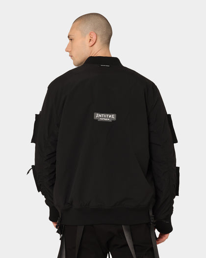 The Anti Order Glasnost Bomber Jacket Black/Bone