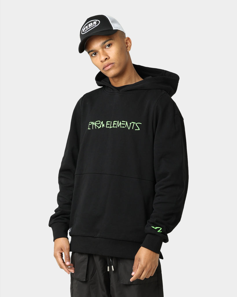 Pyra Engineer Hoodie Black/Green | Culture Kings NZ