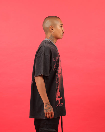 Goat Crew X Naruto Itachi Premium Vintage T-Shirt Vintage Black