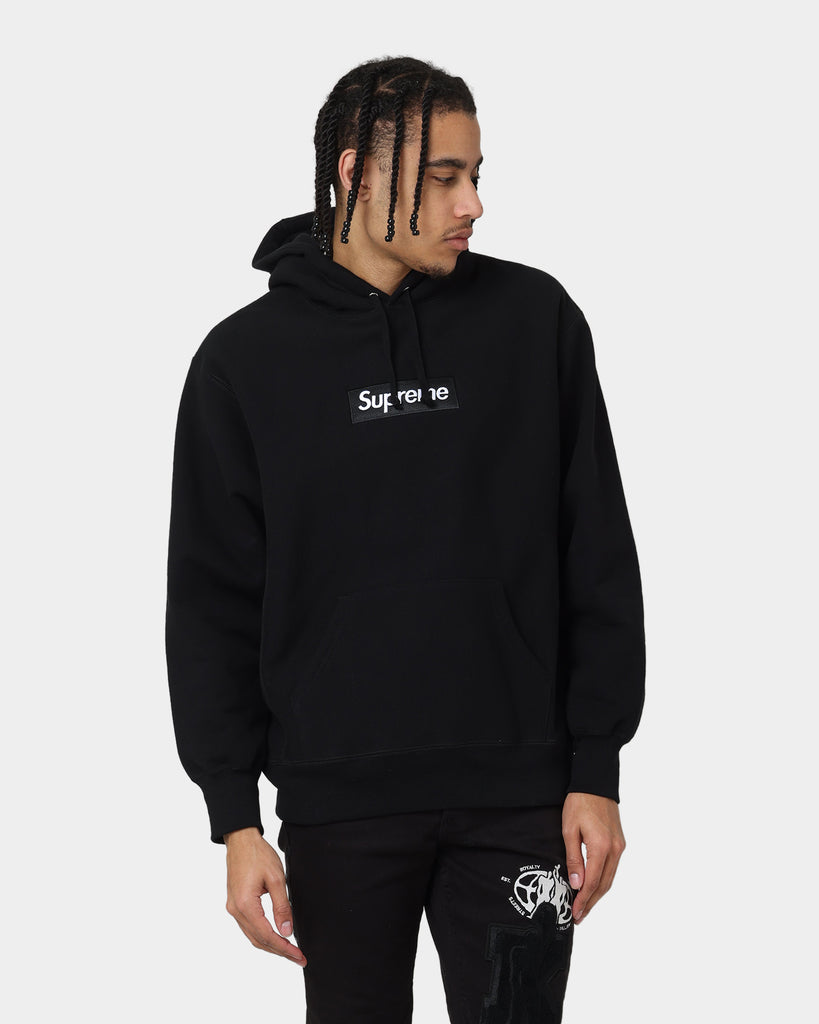 Supreme Black Hooded Jumper Supreme Beaded Hooded Sweatshirt (SS23