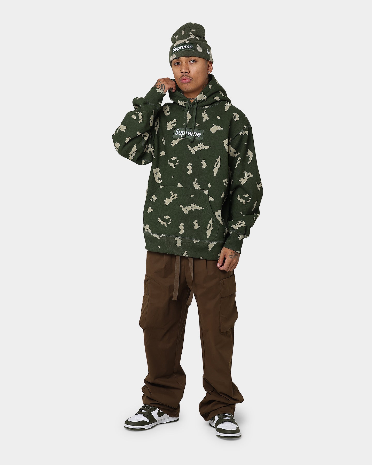 Supreme Box Logo Hooded Sweatshirt Camo | Culture Kings NZ