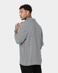 Saint Morta Checks Short Sleeve Shirt Black/White