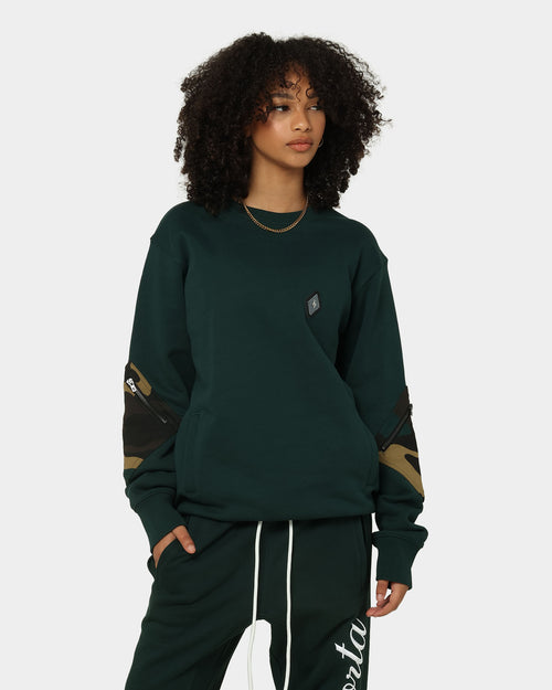 Saint Morta Syndicate Crewneck Stadium Green/Camo