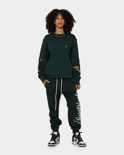 Saint Morta Syndicate Crewneck Stadium Green/Camo