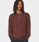 X Large Cable Knit Long Sleeve Polo Shirt Brown