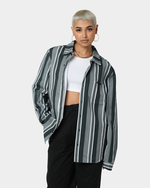 XLARGE Life Long Sleeve Shirt Green/White