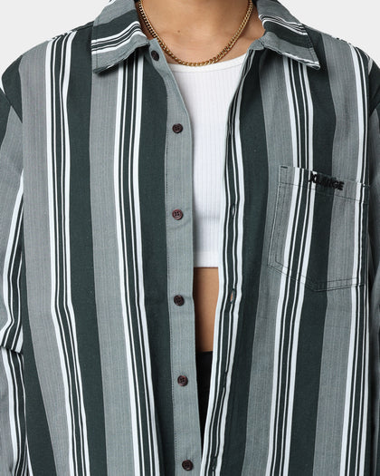 XLARGE Life Long Sleeve Shirt Green/White