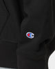 Champion Reverse Weave Roses Embroidery Hoodie Black