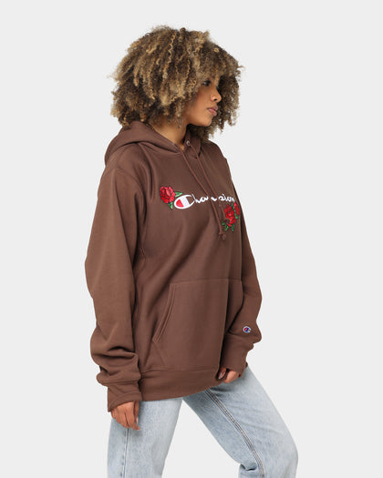 Champion Reverse Weave Roses Embroidery Hoodie Coco Loco