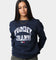 Tommy Jeans Women's Boxy Argyle Crewneck Twilight Navy