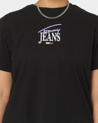 Tommy Jeans Women's TJW Classic Logo 1 Short Sleeve T-Shirt Black