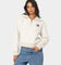 Tommy Jeans Women's Plush Badge Quarter Zip Sweater Stony Beige
