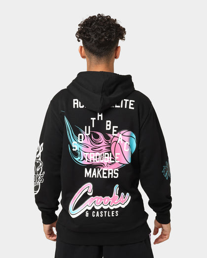 Crooks & Castles Miami Sportek Hoodie Black