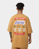 Mitchell & Ness Los Angeles Lakers 3-Peat T-Shirt Bone Brown
