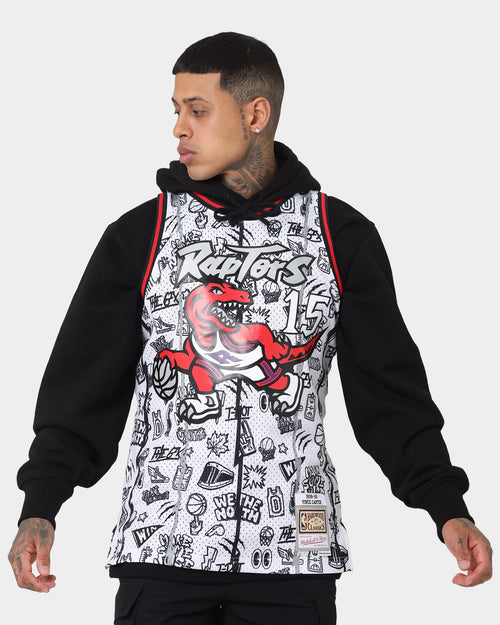 Mitchell & Ness Toronto Raptors Vince Carter #15 1998-1999 Doodle Swingman Jersey White